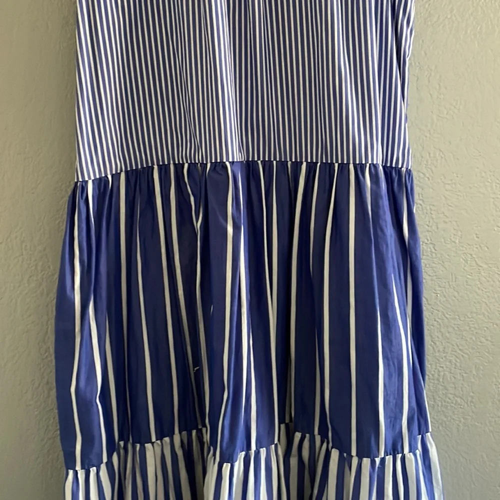 J. Crew Blue and White Striped Dress - Picture 7 of 10